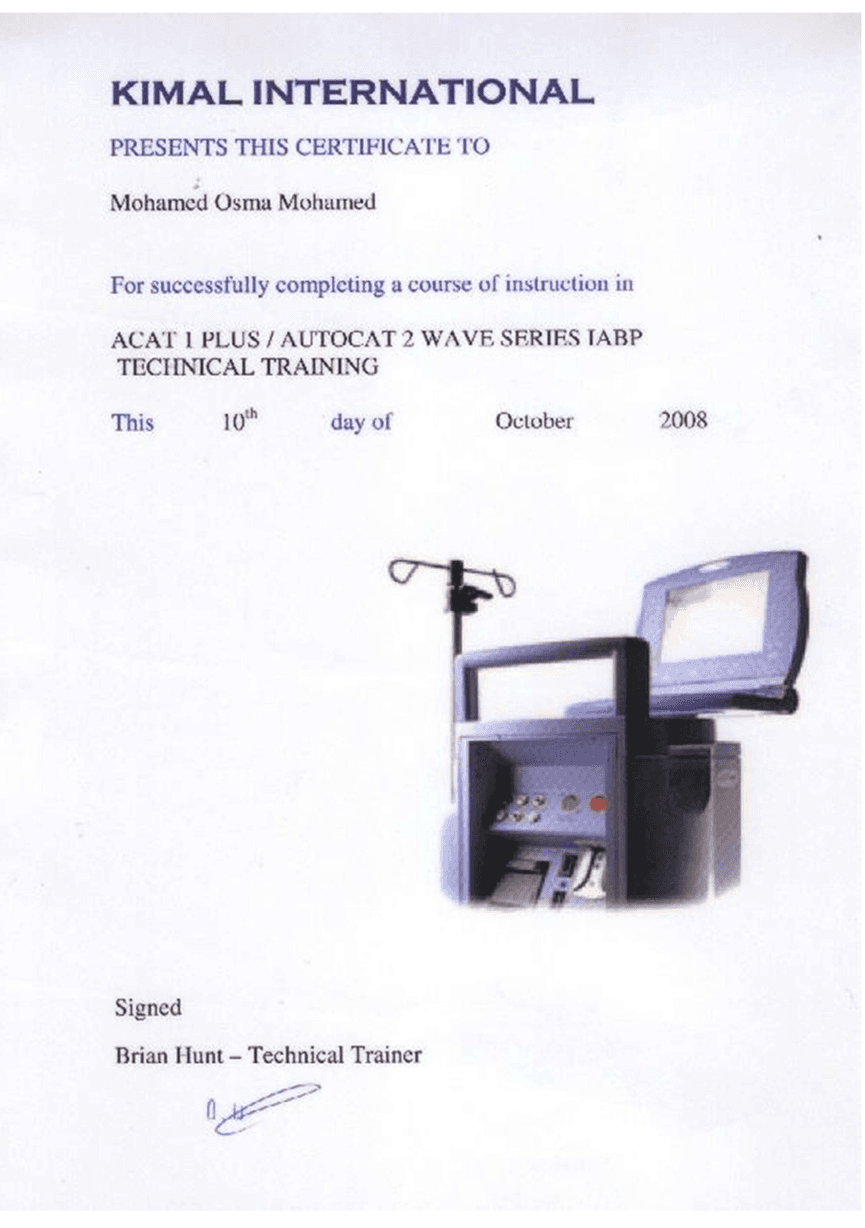 ACAT 1 Plus / AutoCAT 2波系列IABP技术培训